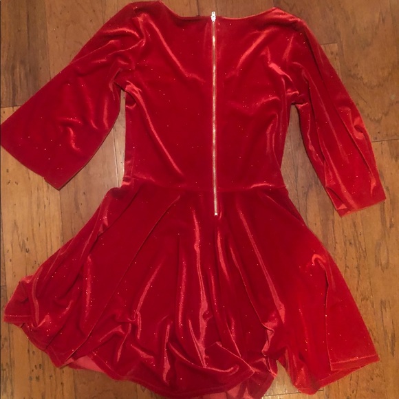 BlackMilk All that Glitters Velvet Red Playsuit LTD, SZ MD, new without tags - Picture 9 of 9
